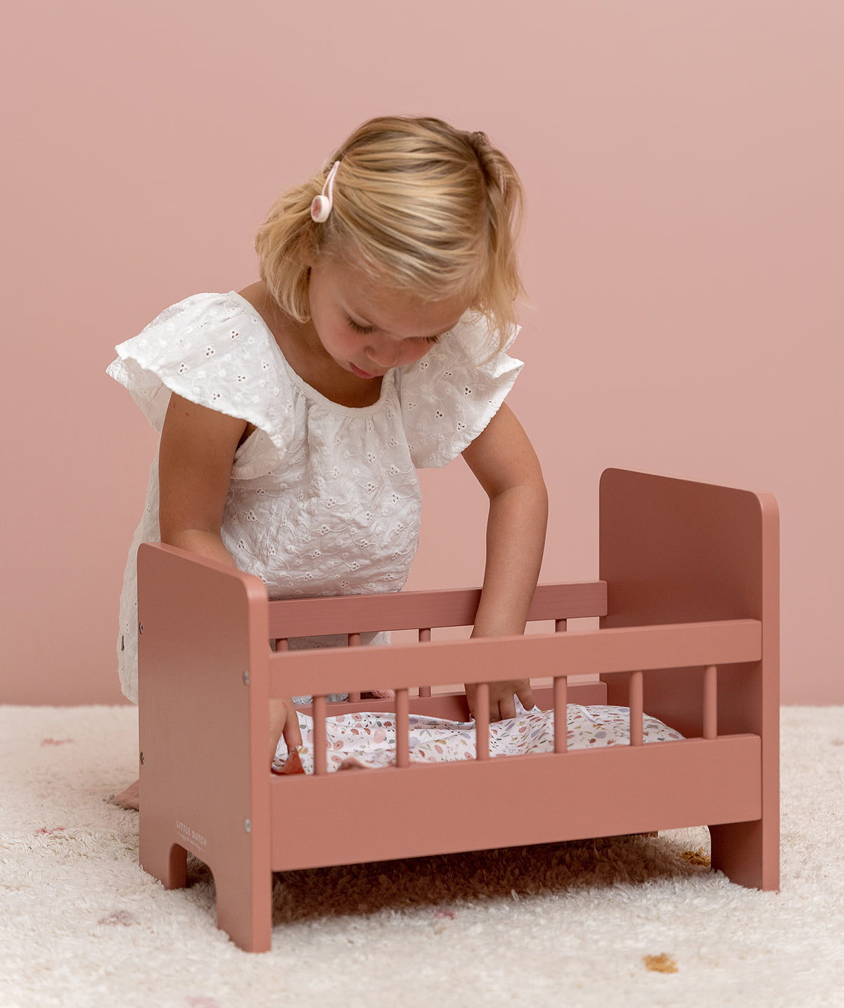 Little Dutch Wooden Doll Bed.