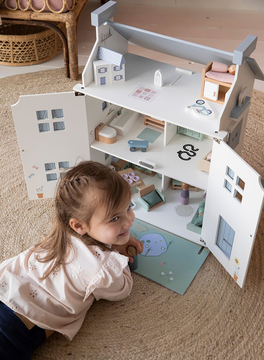 Little Dutch Dolls House Children's Room Playset.