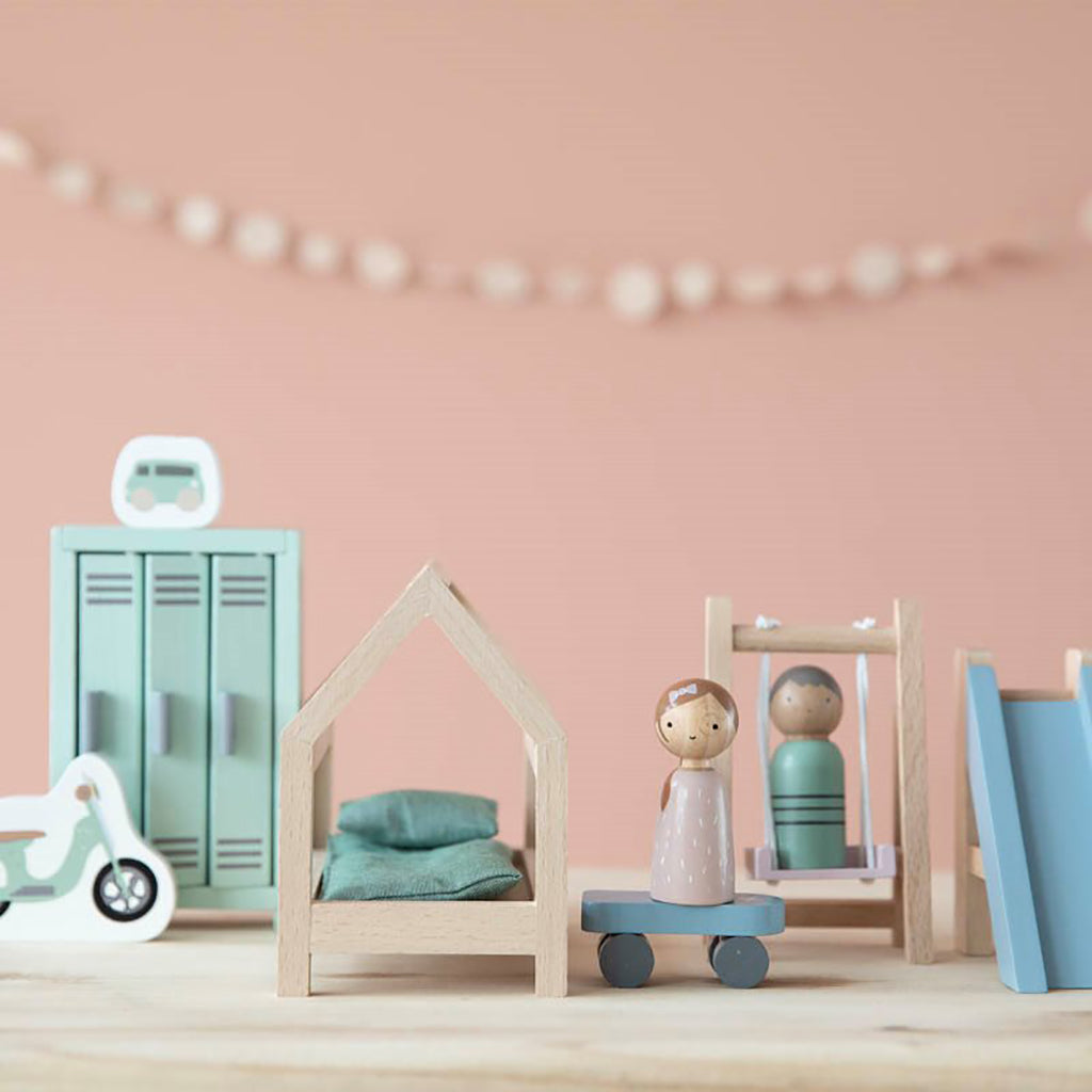 Little Dutch Dolls House Children's Room Playset.