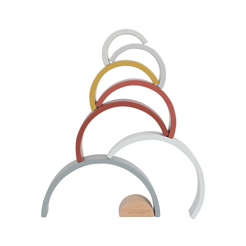 Little Dutch Rainbow Stacker - Pure & Nature.