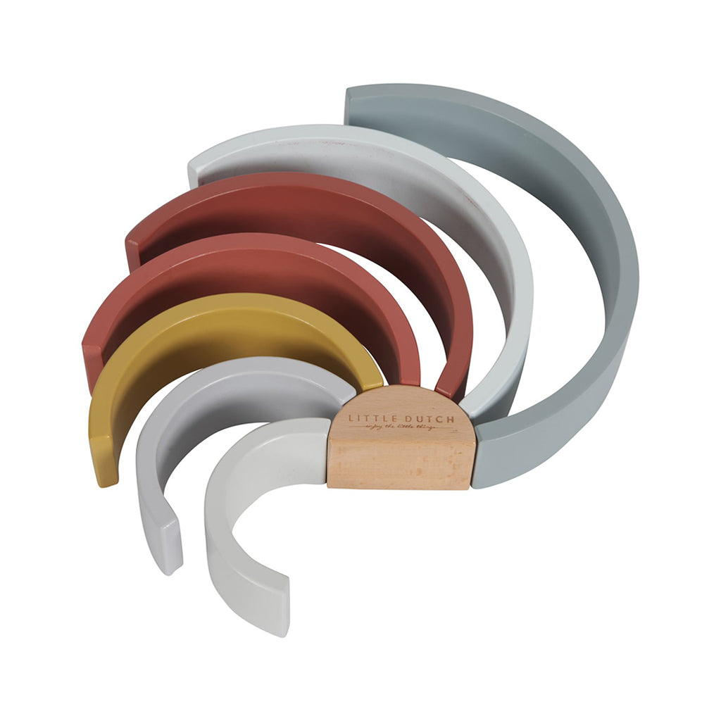 Little Dutch Rainbow Stacker - Pure & Nature.