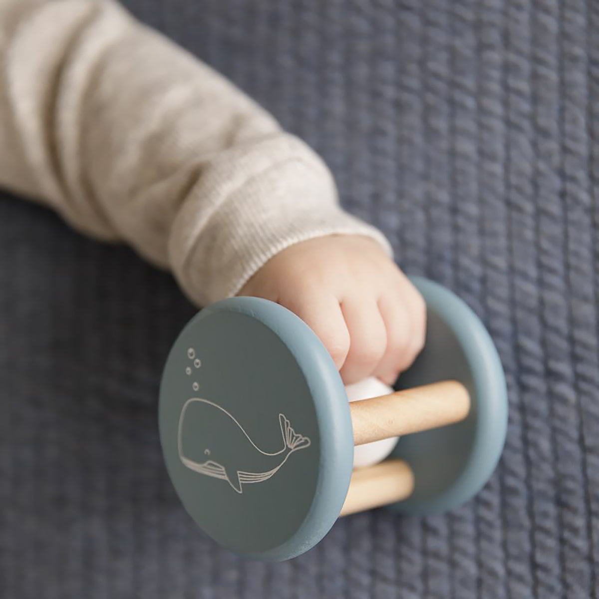 Little Dutch Roller Rattle - Ocean.