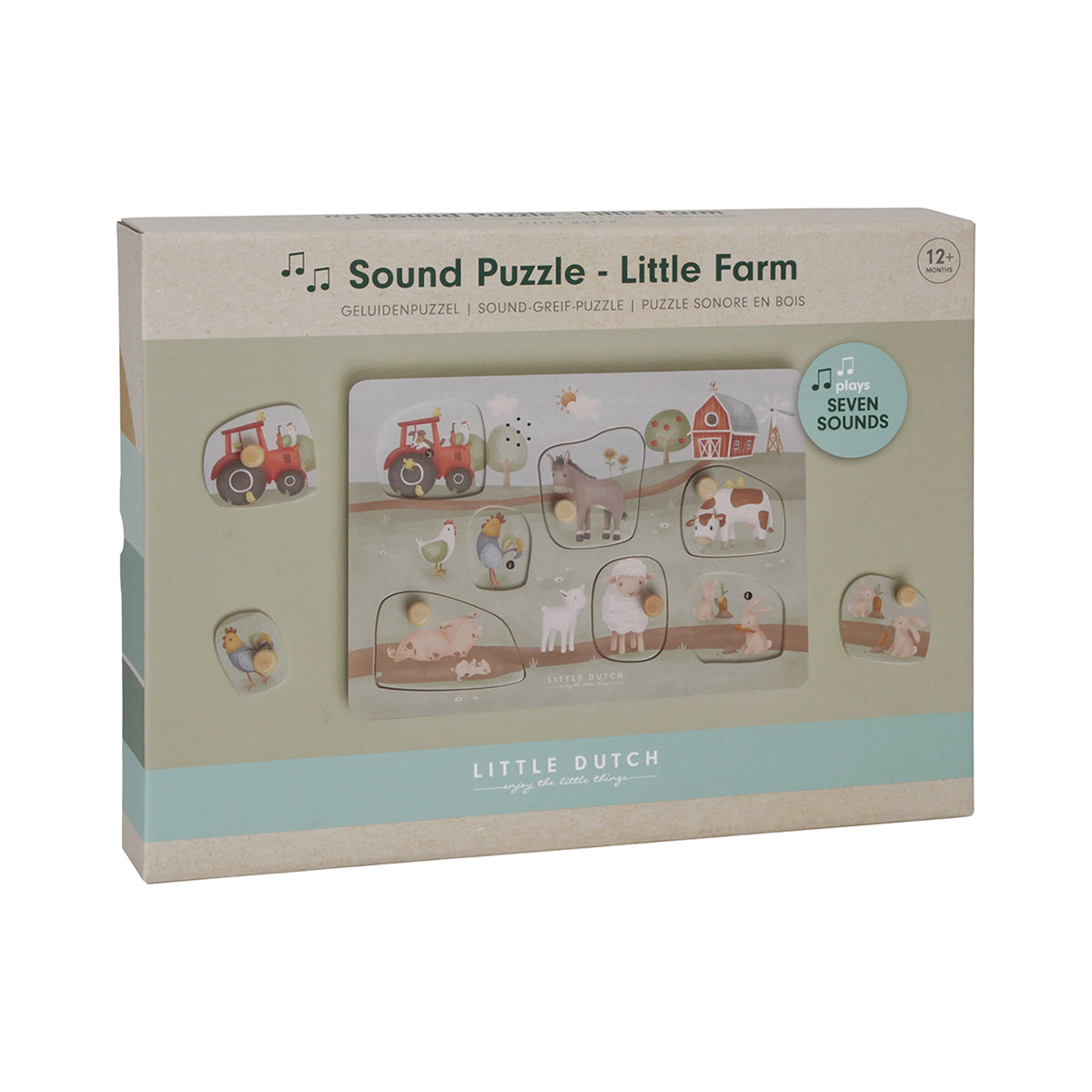 Little Dutch Wooden Sound Puzzle - Little Farm.