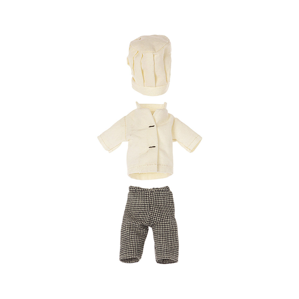 Maileg Chef Mouse with Soup Pot and Spoon.