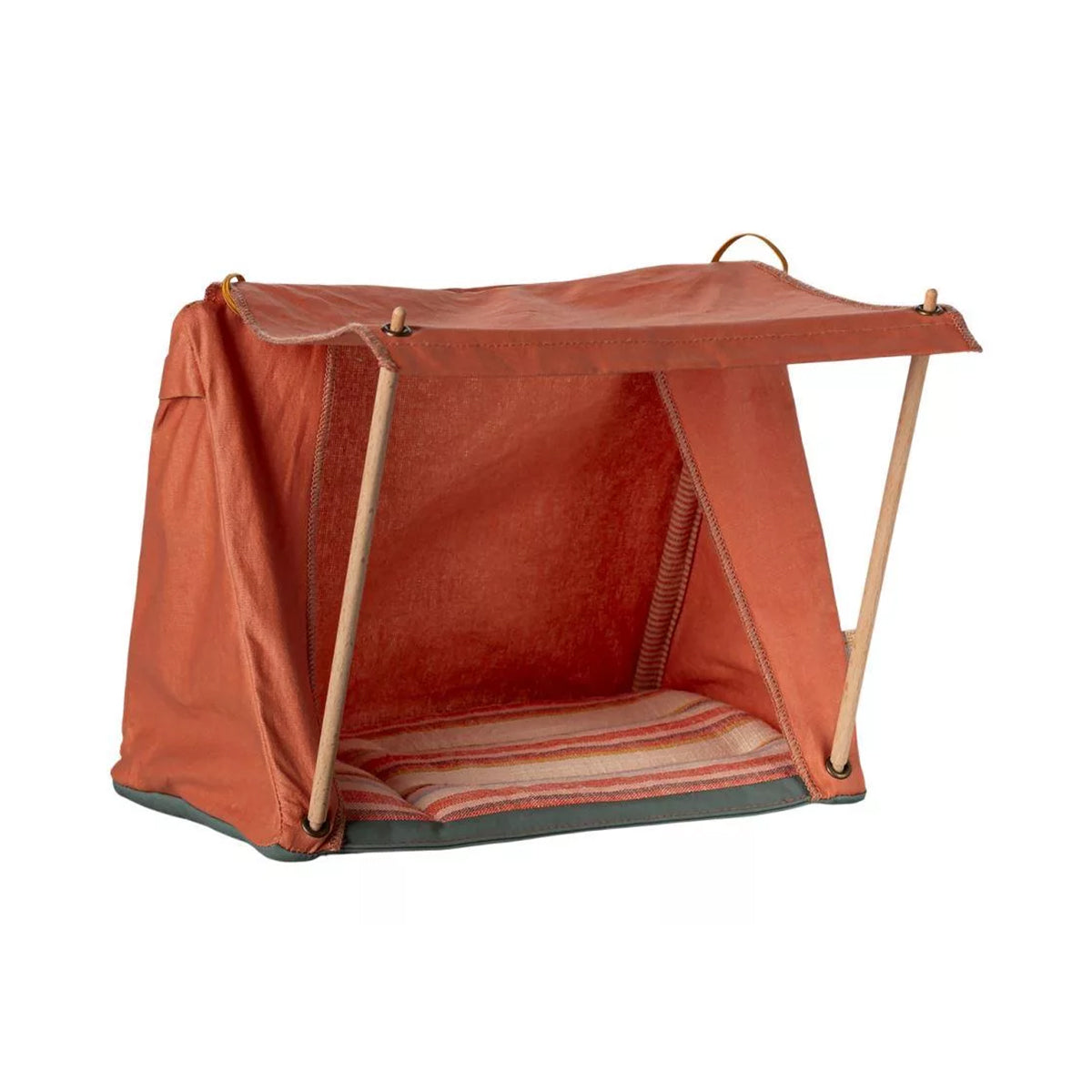 Maileg Happy Camper Tent, Mouse - Orange.