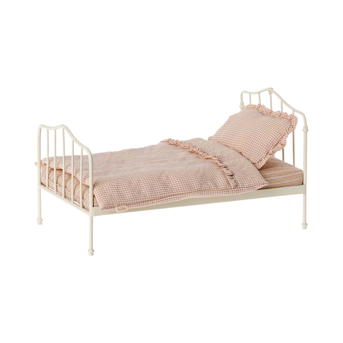Maileg Miniature Bed, Mini - Purple.