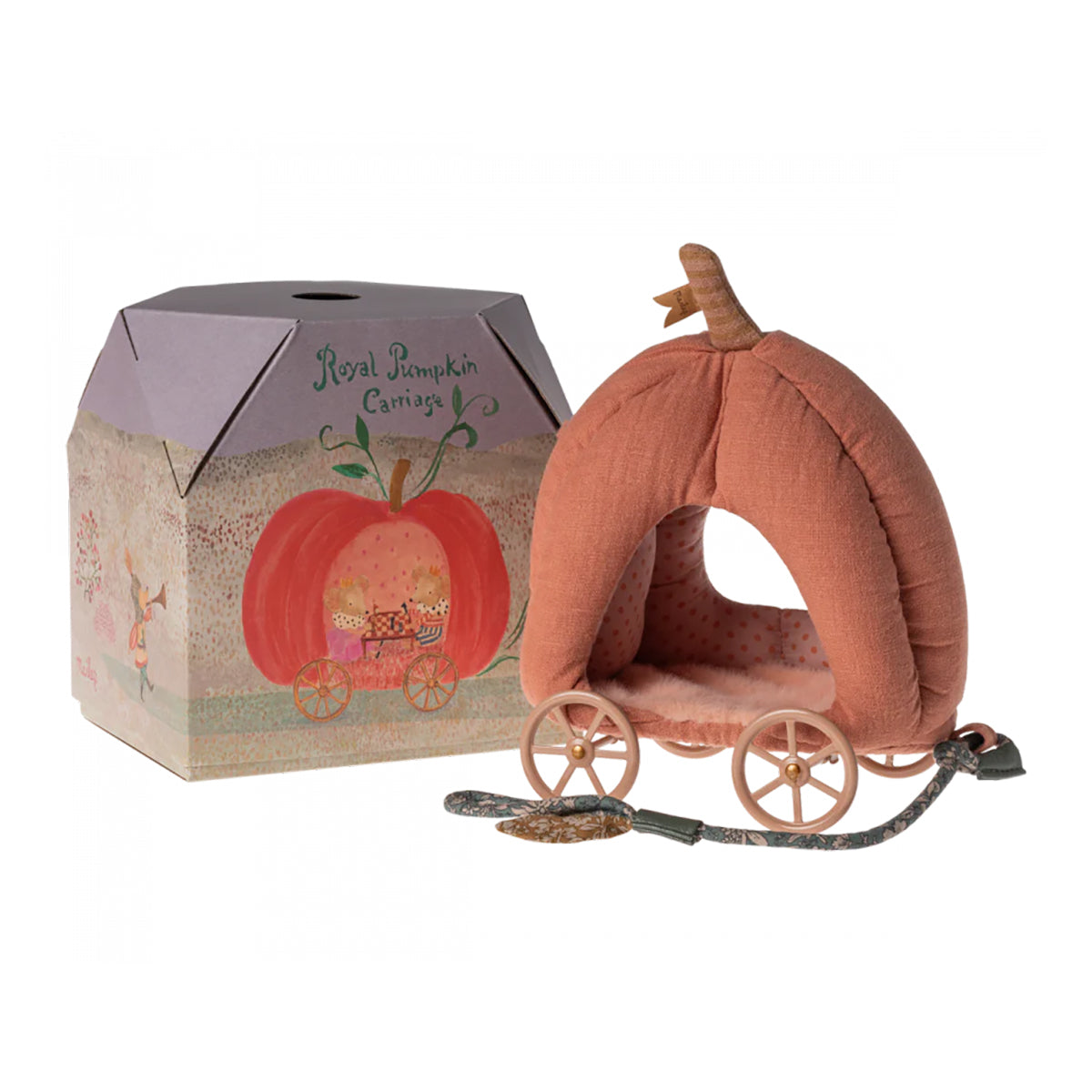 Maileg Pumpkin Carriage, Mouse.