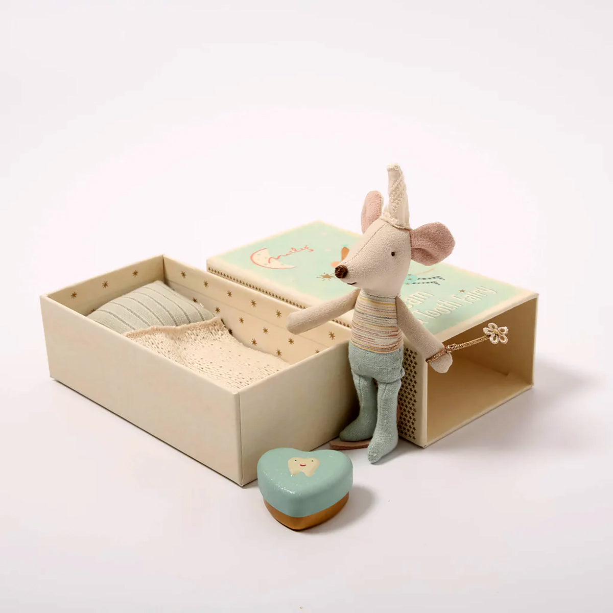 Maileg Tooth Fairy Little Brother Mouse With Box.