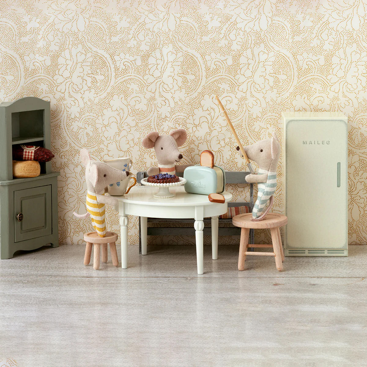 Maileg Baby Mice - Triplets In Matchbox.