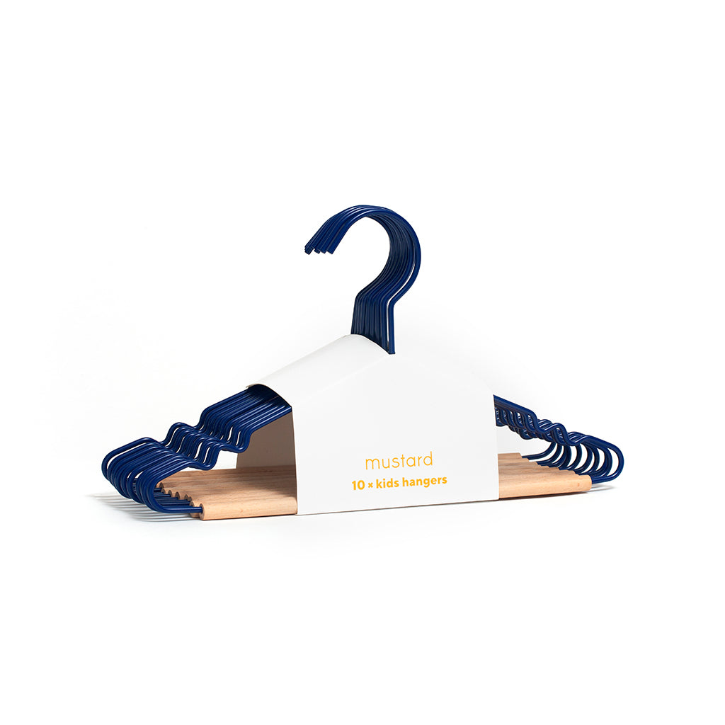 Mustard Made Kids Top Hangers - Navy.