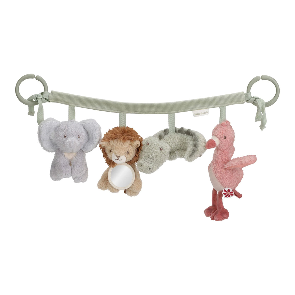 Little Dutch Stroller Toy Chain - Safari Friends