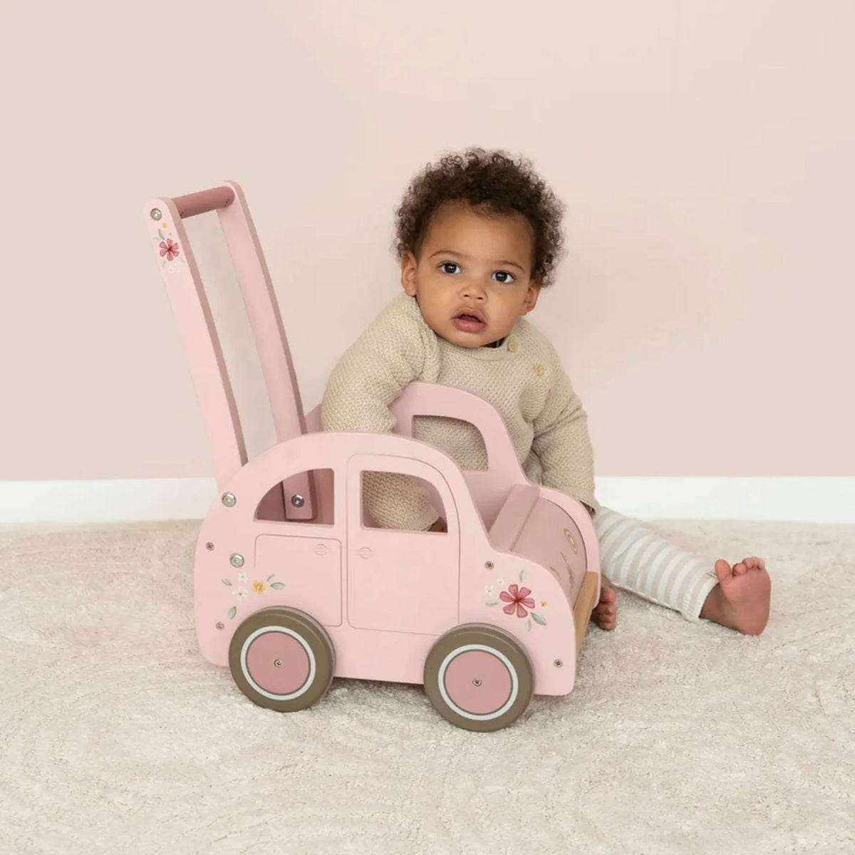 Little Dutch Walker Wagon - Pink
