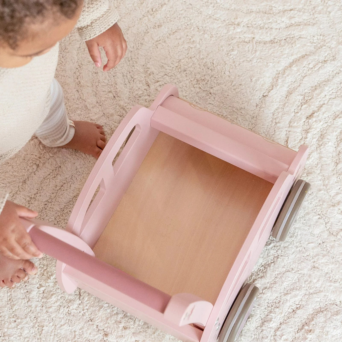 Little Dutch Walker Wagon - Pink
