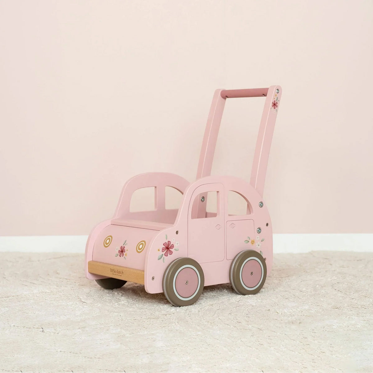 Little Dutch Walker Wagon - Pink