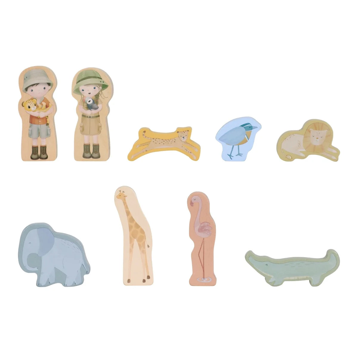 Little Dutch Shape Sorter - Safari Friends