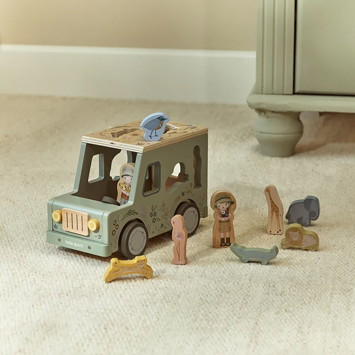 Little Dutch Shape Sorter - Safari Friends