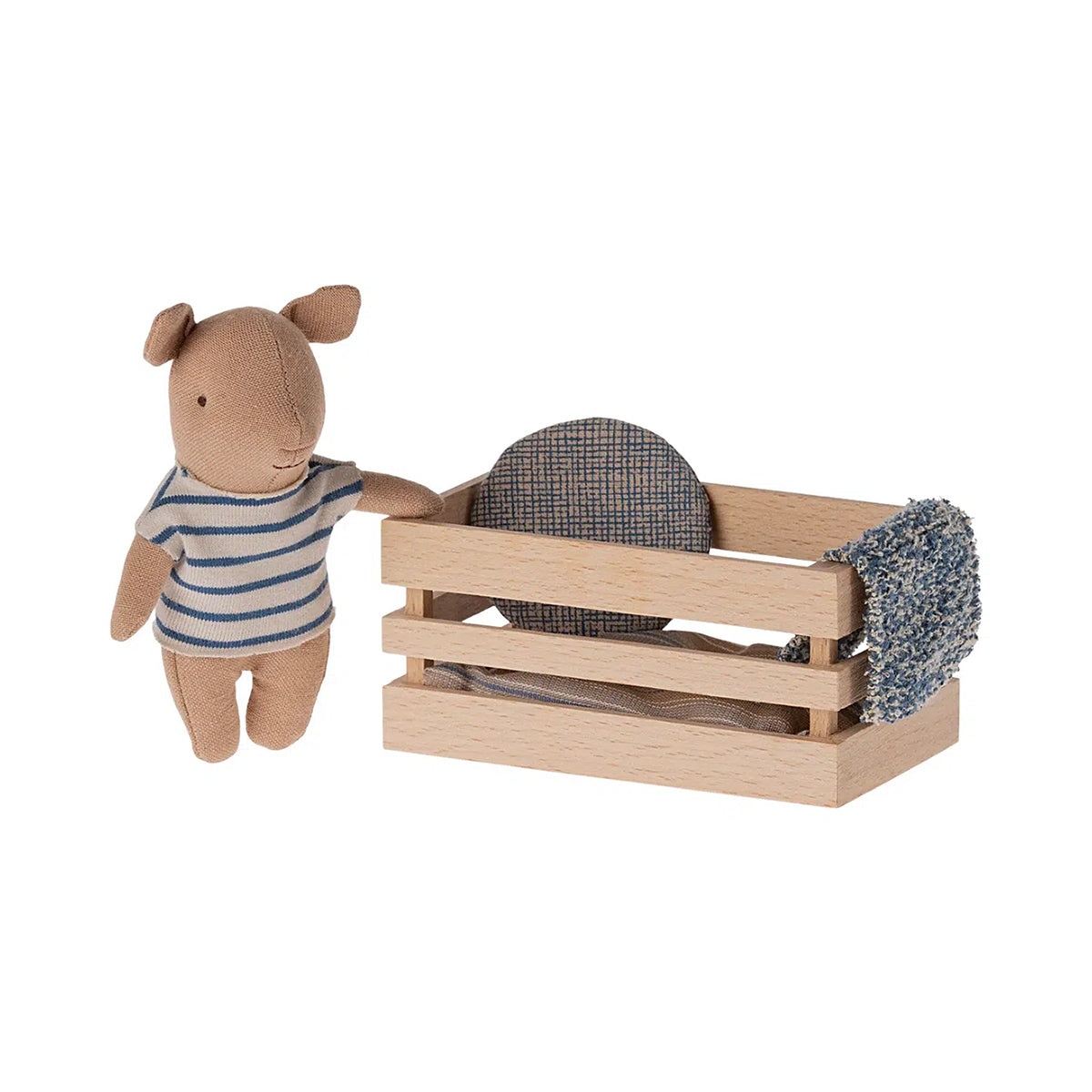 Maileg pig, Baby in Box - Boy