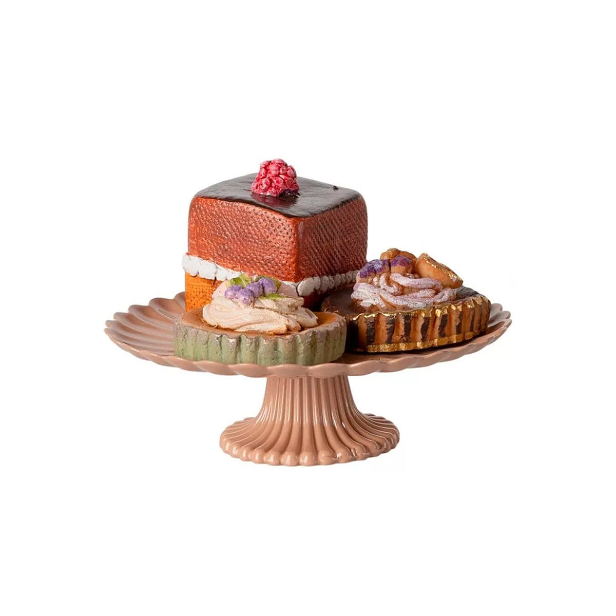 Maileg Cake and Cake Stand, Mini