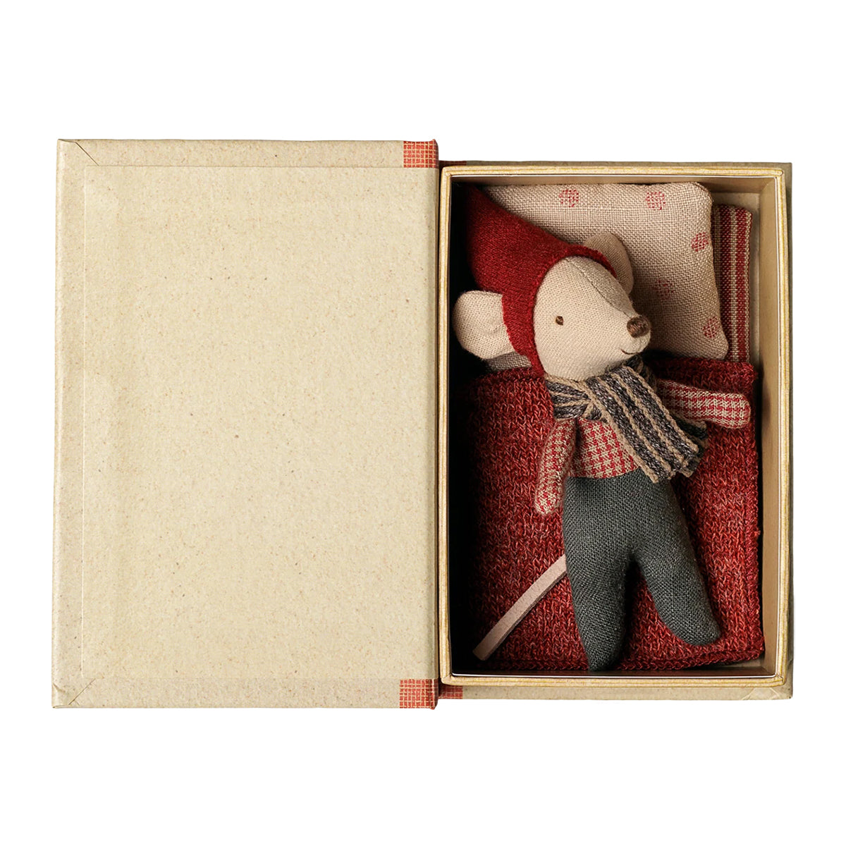 Maileg Christmas Mouse, Baby in Book