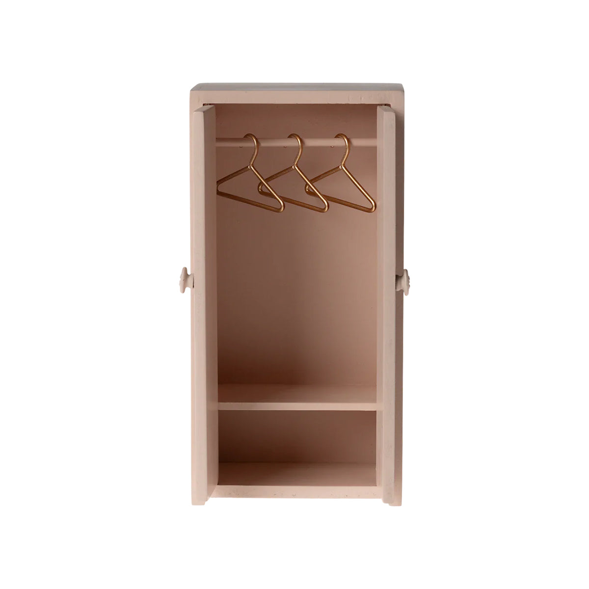 Maileg Wooden Closet, Mouse - Light Pink