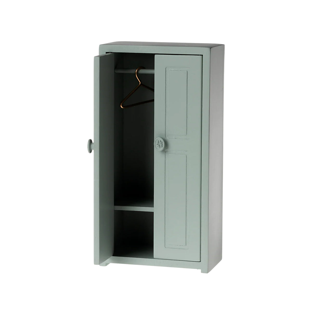 Maileg Wooden Closet, Mouse -Soft Blue