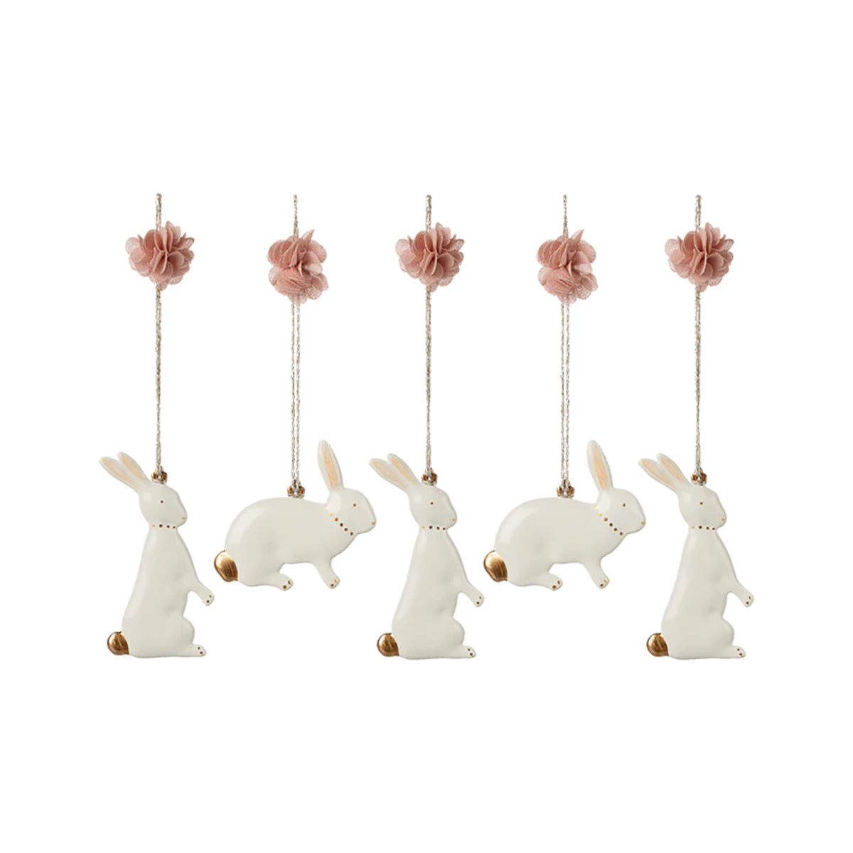 Maileg Easter Bunny Ornament - Set of 5