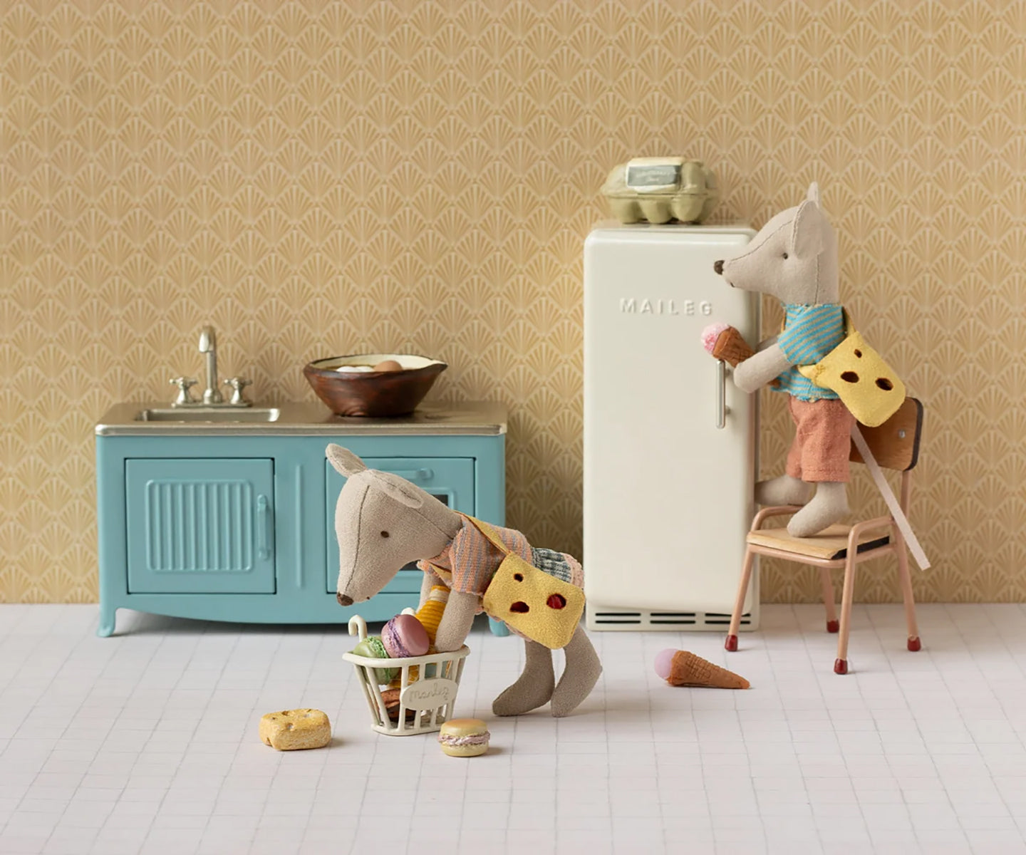 Maileg Mouse Kitchen - Blue