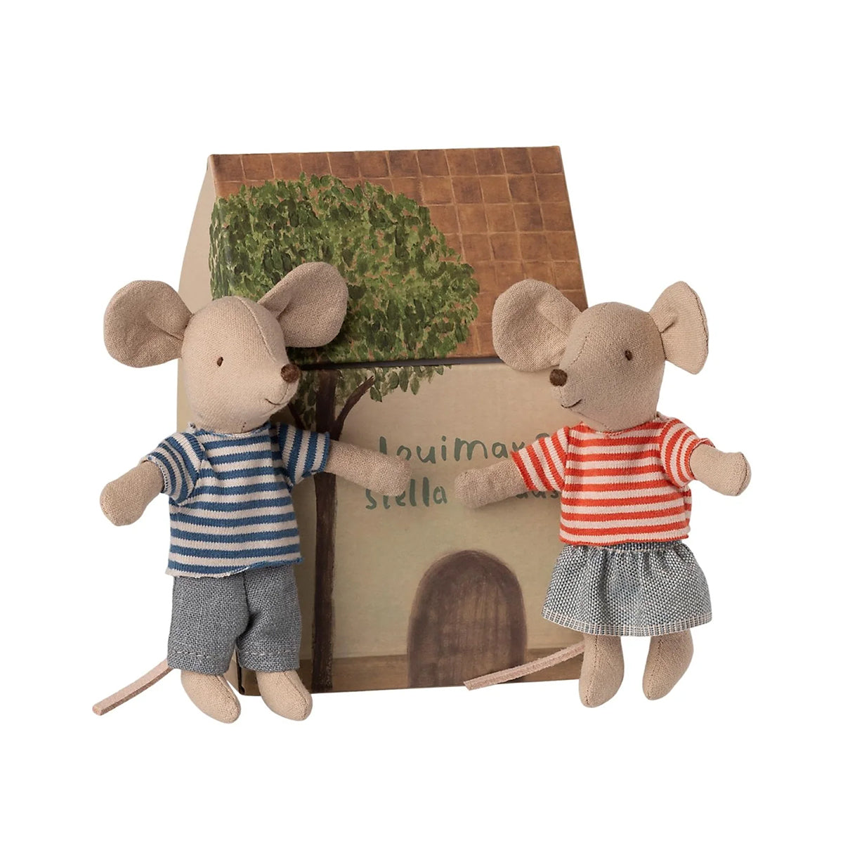 Maileg Louimax and Stella, Little Brother and Sister Mice