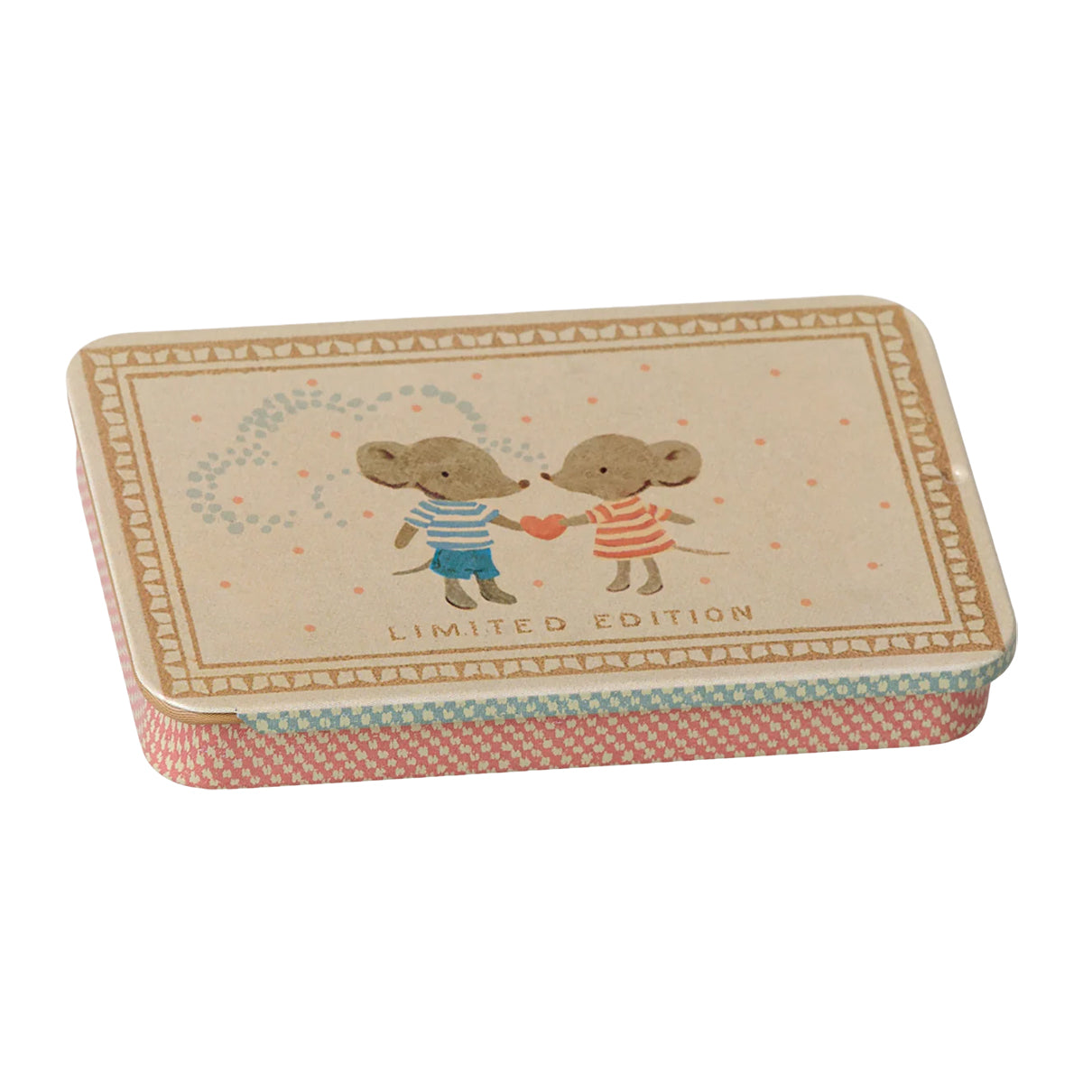 Maileg Metal Box with Sliding Lid - Mice