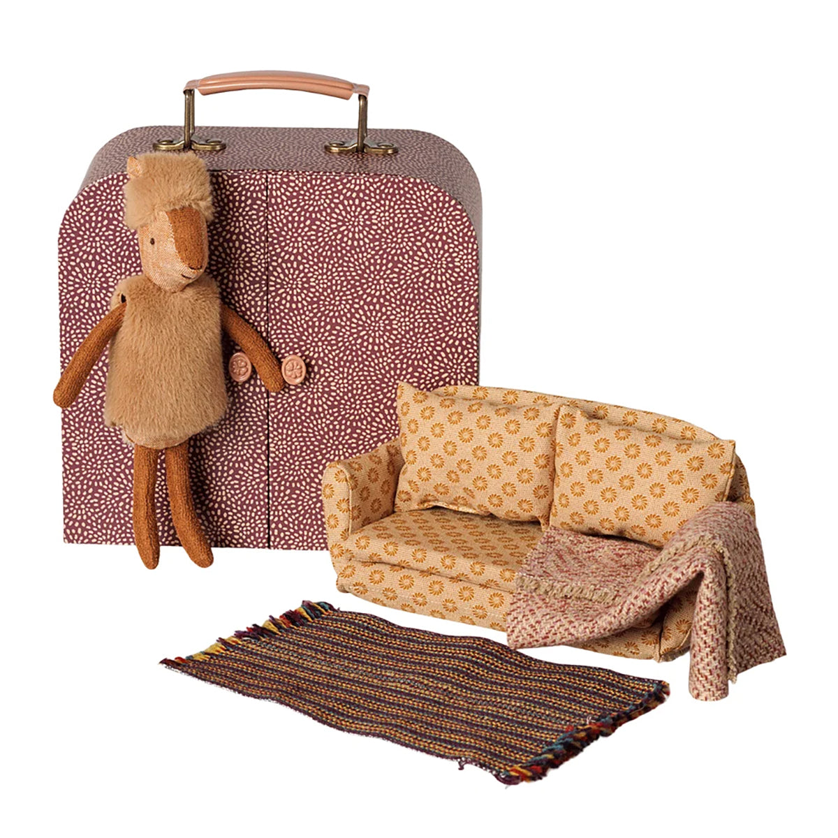 Maileg Raindeer in Suitcase - Little Sister