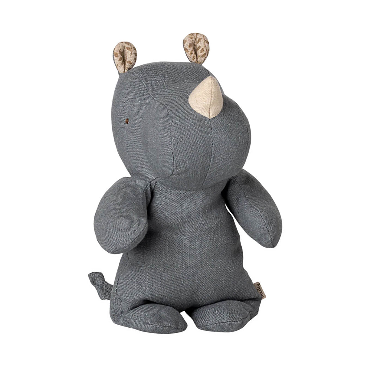 Maileg Safari Friends Rhino, Medium - Dusty Blue
