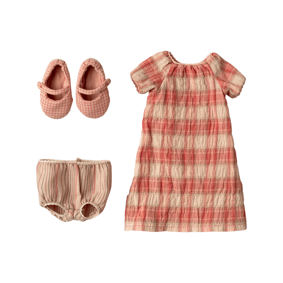 Maileg Bunny Size 3, Chocolate Brown - Dress
