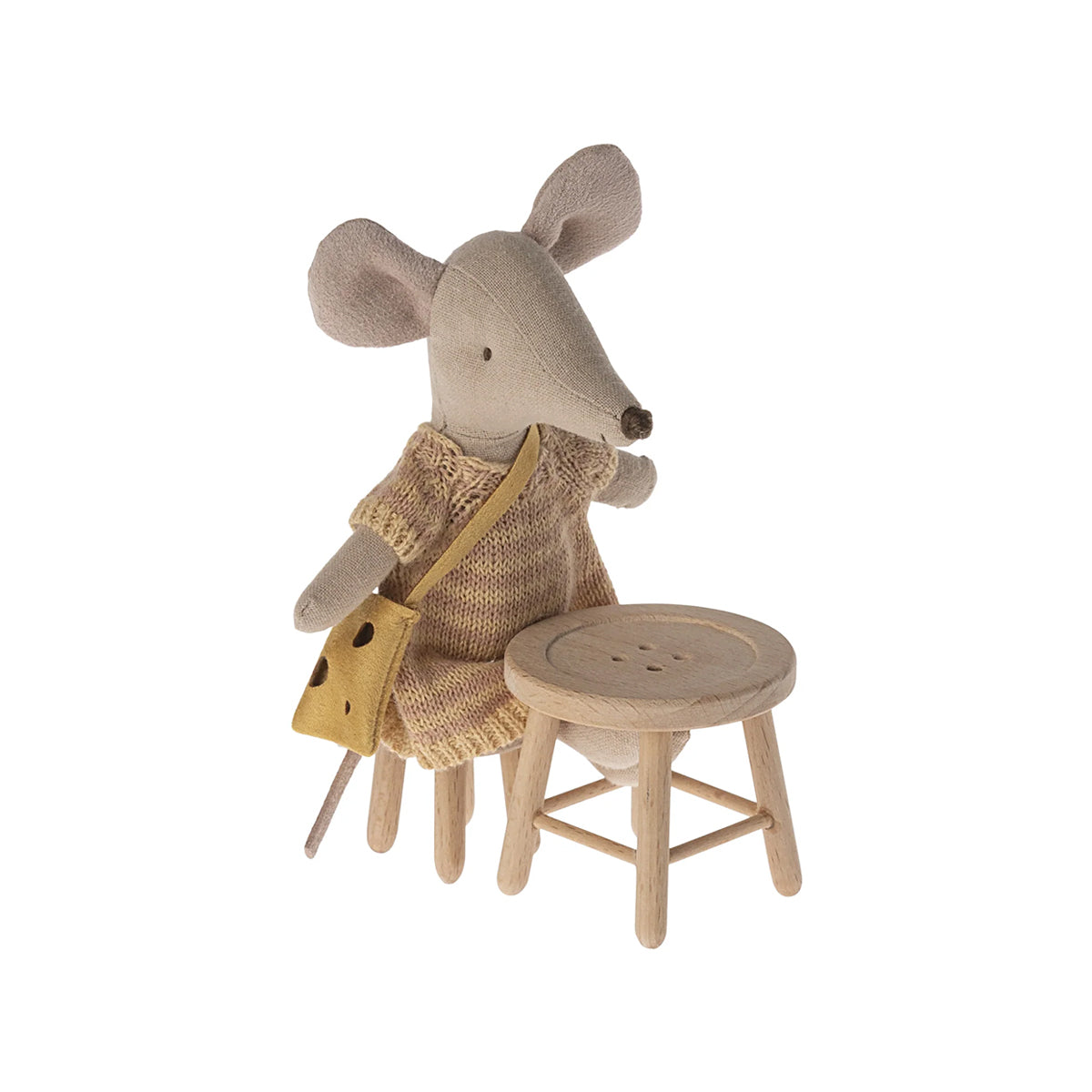 Maileg Table and Stool Set, Mouse