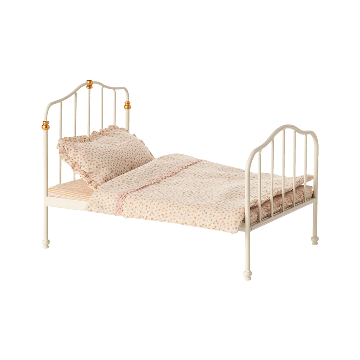 Maileg Vintage Bed, Mouse - Off White