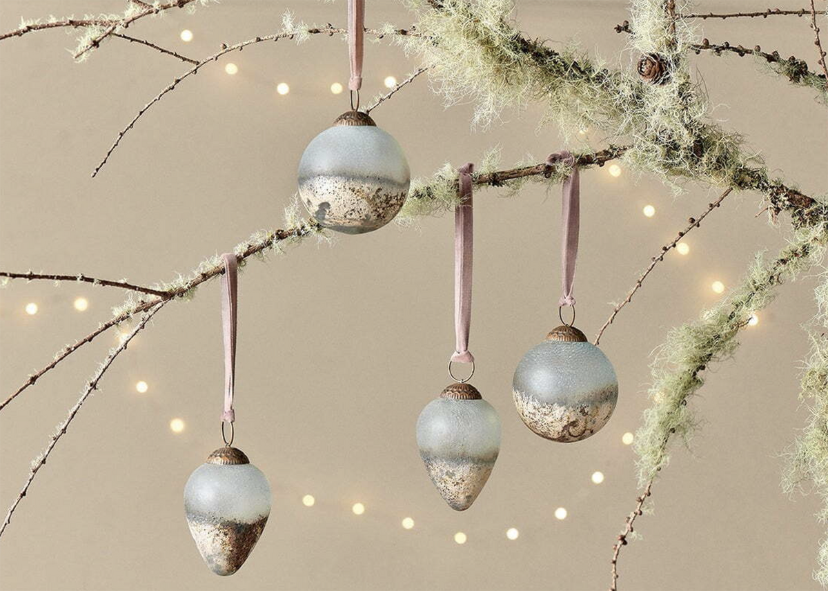 Nkuku Ngolo Baubles - Set of 4