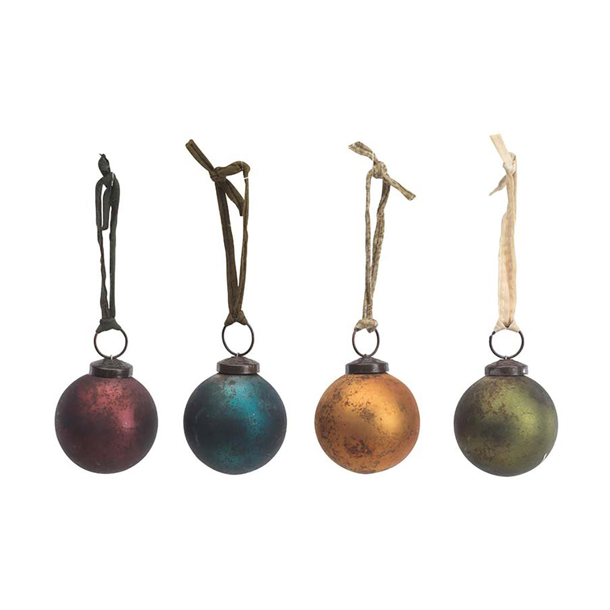 Nkuku Oko Baubles - Set of 4