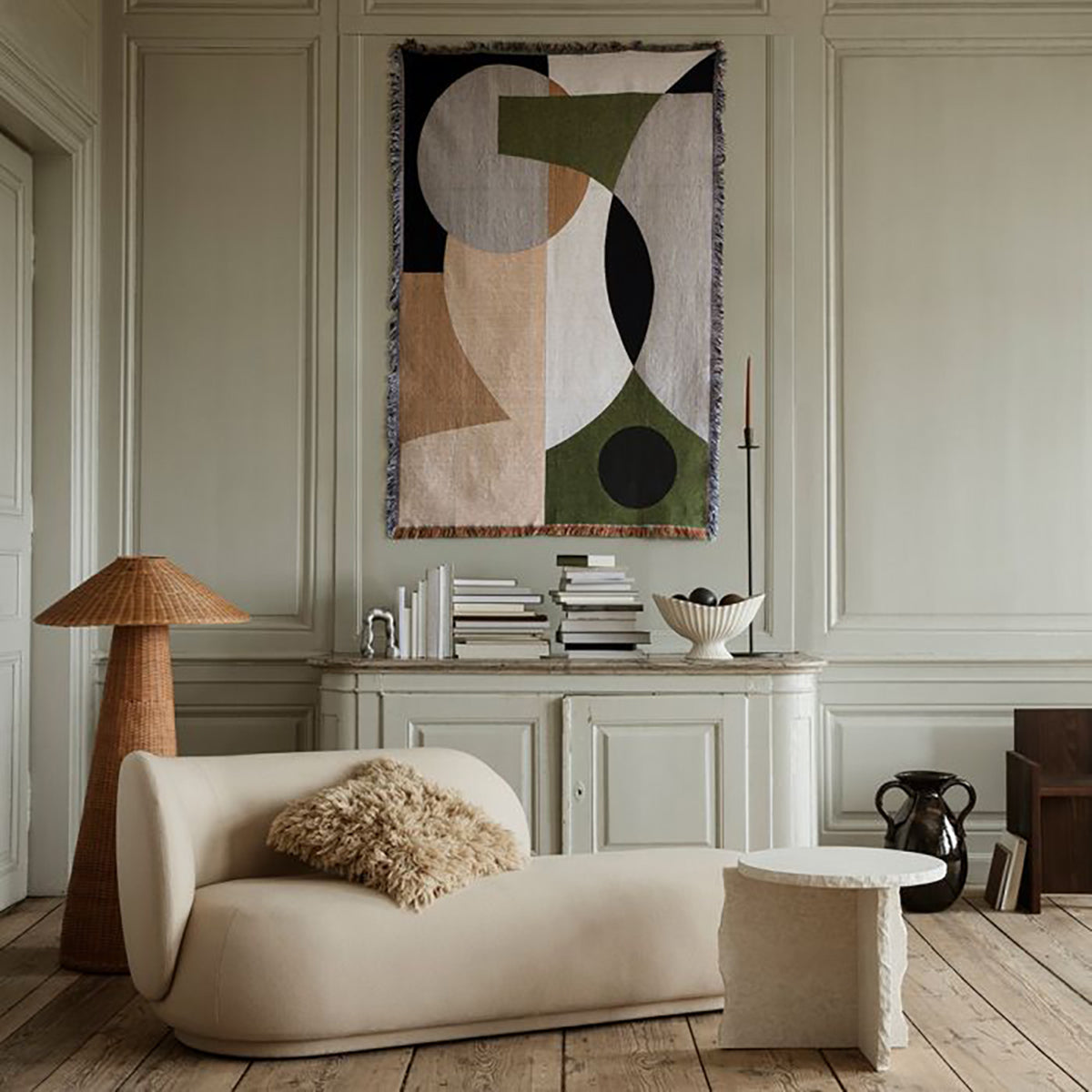 Ferm Living Entire Tapestry Blanket.