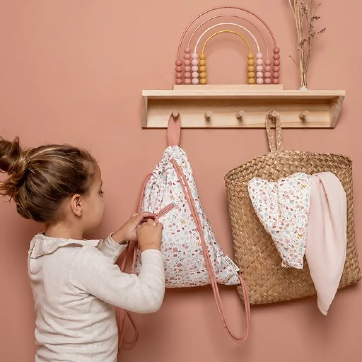 Little Dutch Gym Bag - Flowers & Butterflies.