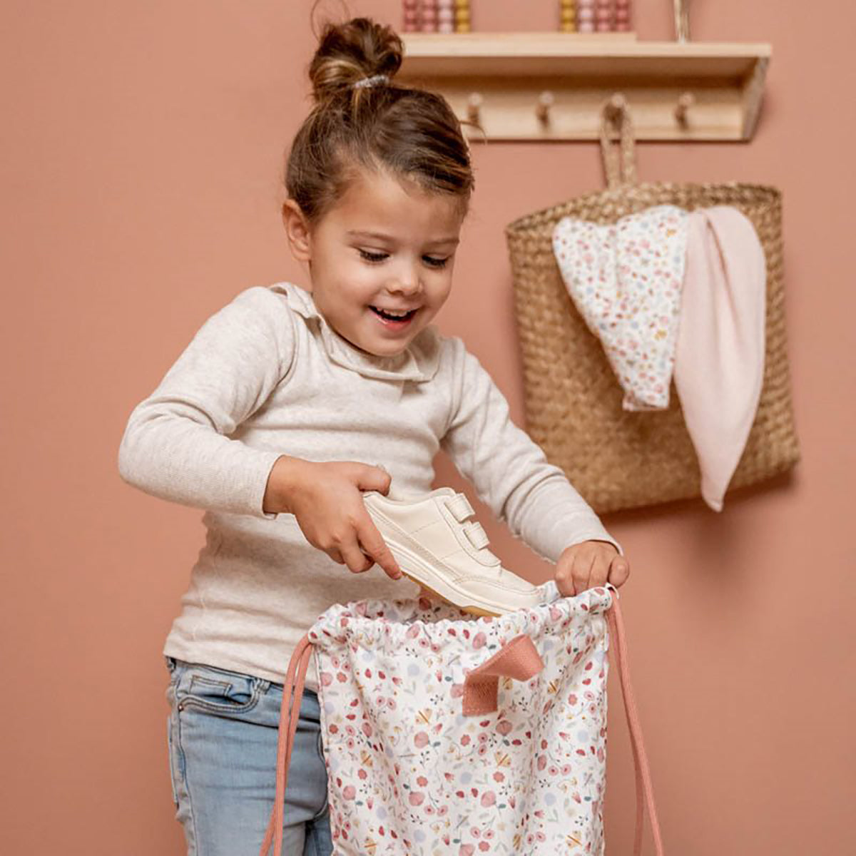 Little Dutch Gym Bag - Flowers & Butterflies.