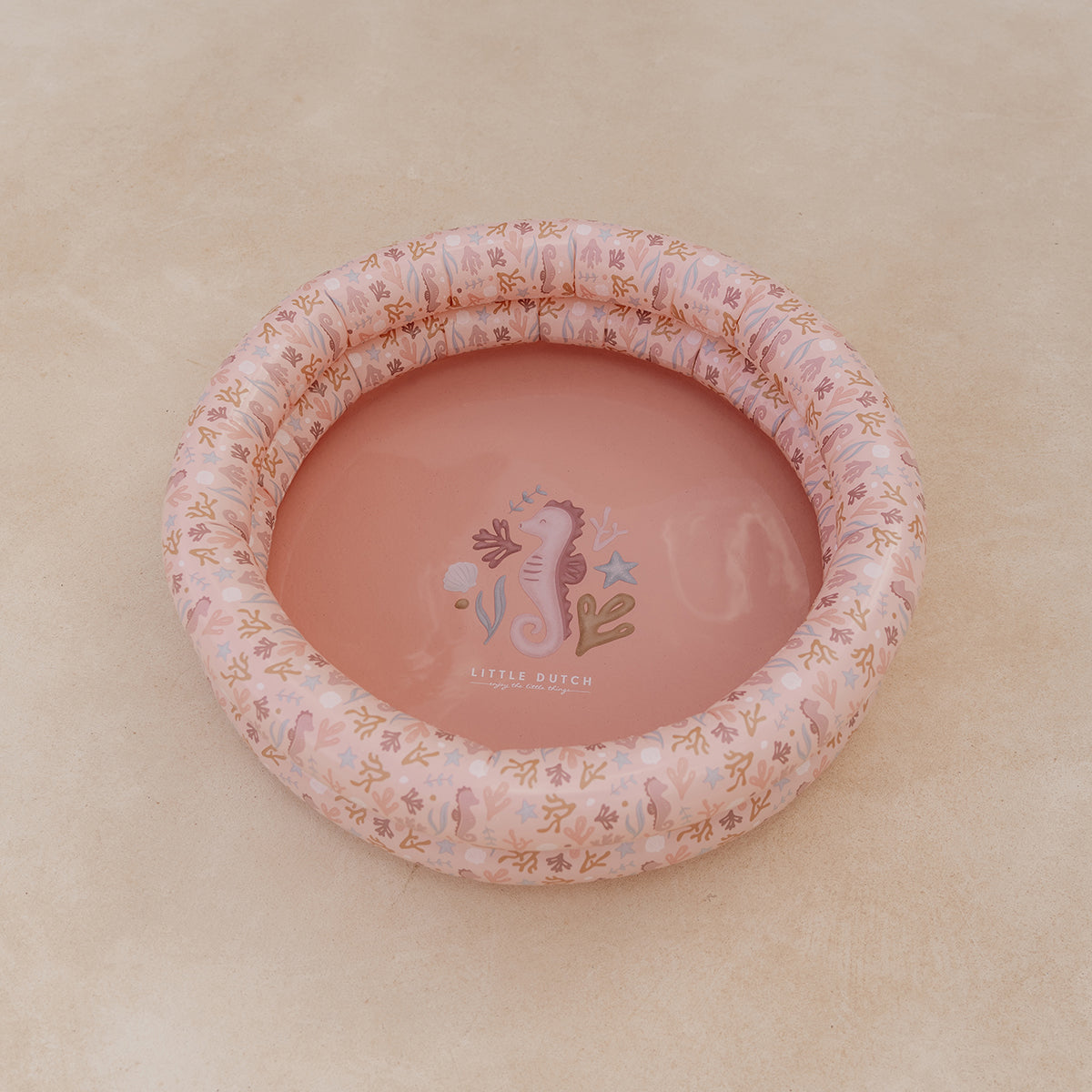 Little Dutch Inflatable Pool 80cm - Ocean Dreams Pink.