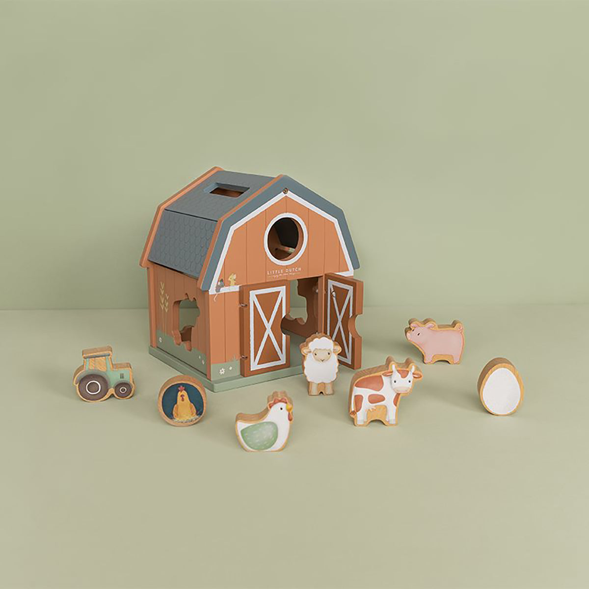 Little Dutch Shape Sorter - Little Farm.
