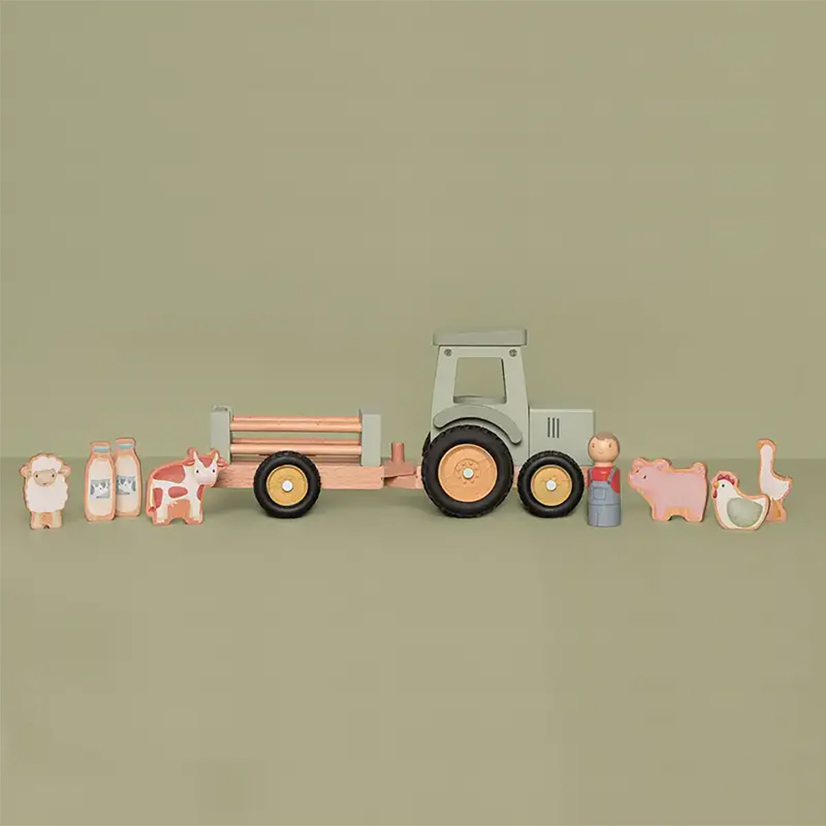 Little Dutch Tractor with Trailer - Little Farm.