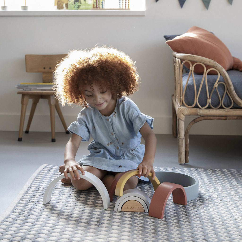 Little Dutch Rainbow Stacker - Pure & Nature.