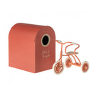 Maileg Abri A Tricycle - Coral.
