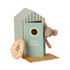 Maileg Beach Mouse, Little Brother in Cabin De Plage.