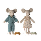 Maileg Mum & Dad Mice in Cigarbox.