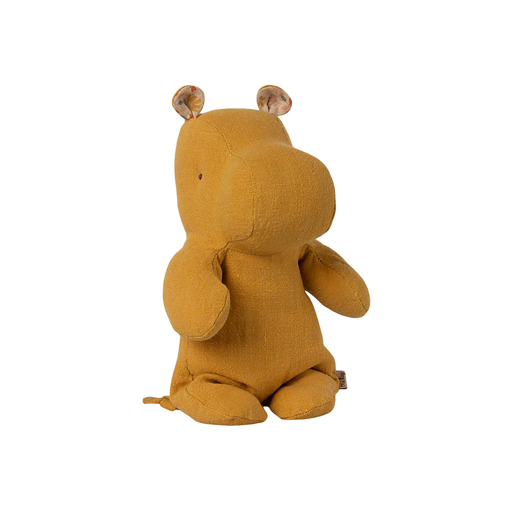Maileg Safari Friends Small Hippo - Dusty Yellow.