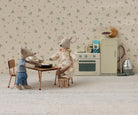 Maileg Table and Chair Set, Mouse - Dark Powder.