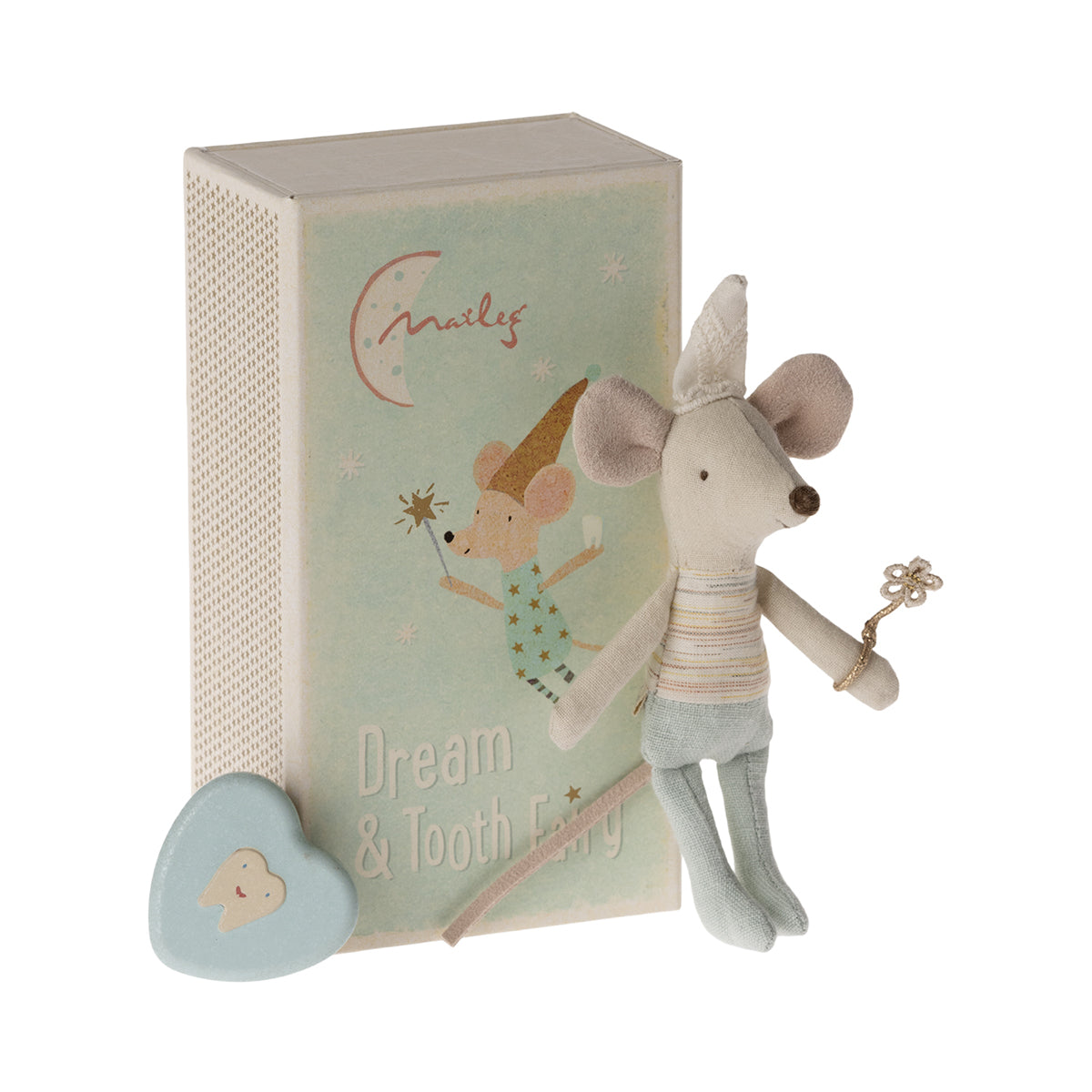 Maileg Tooth Fairy Little Brother Mouse With Box.