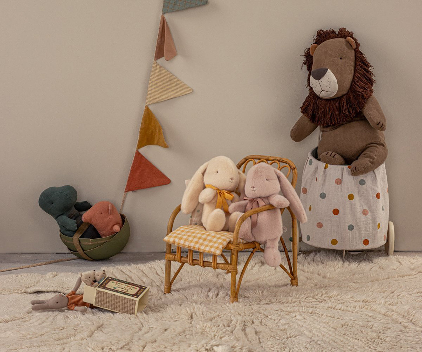 Maileg Baby Mice - Twins In Matchbox.